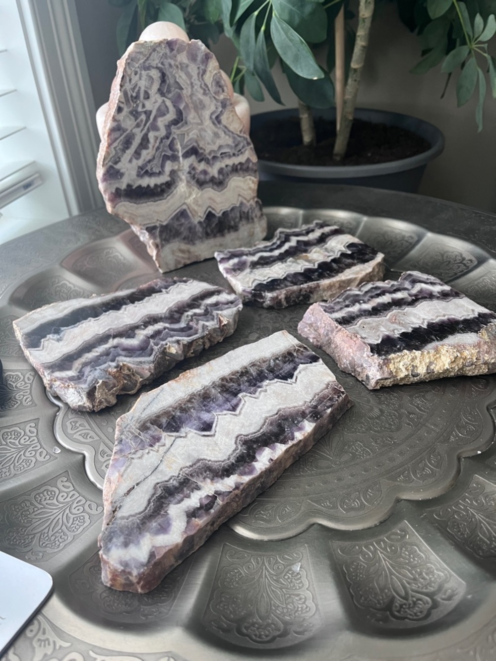 Chevron amethyst slab - Picture 12 of 12